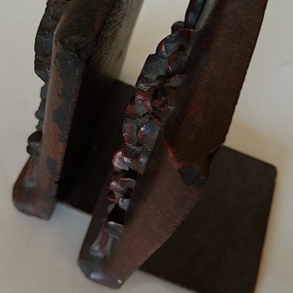 Antique Bookends Rose's Floral Bouquet Vintage - Picture 7 of 8